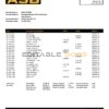 New Zealand ASB proof of addres bank statement template in Word and PDF format