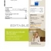 Australia AGL gas utility bill template in Word and PDF format