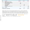 Australia Bendigo bank statement Word and PDF template, 2 pages