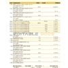 Australia Commonwealth bank statement template in Excel and PDF format (3 pages), version 2