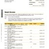 Australia Commonwealth bank statement template in Word and PDF format, 23 pages