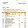 Australia Commonwealth bank statement, Word and PDF template, 5 pages