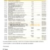Australia Commonwealth bank statement, Word and PDF template, 5 pages