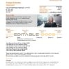 Australia ING Direct bank statement, Excel and PDF template, 2 pages