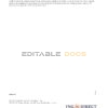 Australia ING Direct bank statement, Excel and PDF template, 2 pages