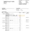 Australia NAB bank statement Word and PDF template, 2 pages
