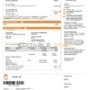 Australia New South Wales (NSW) Origin electricity utility bill template in Word and PDF format, 3 pages