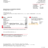 Austria EVN electricity utility bill template in Word and PDF format, language German (5 pages)