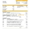 Bahamas FirstCaribbean International Bank (CIBC) bank statement template in Word and PDF format