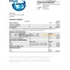 Algeria Banque extérieure d’Algérie bank statement template in Excel and PDF format