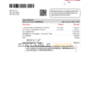 Belgium Luminus utility bill template in Word and PDF format (in .doc and .pdf format)