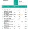 Brunei Baiduri bank statement, Word and PDF template, 3 pages