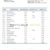 Bulgaria Fibank bank statement template in Word and PDF format
