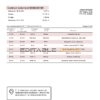 Bulgaria Postbank bank proof of addres statement template in Word and PDF format