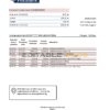 Bulgaria Postbank bank statement template in Excel and PDF format