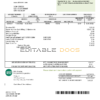 USA Arkansas C & L Electric Cooperative Corporation utility bill template in Word and PDF format