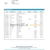 Cabo Verde Banco Africano de Investimento bank statement Word and PDF template