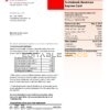 Canada Scotiabank proof of address statement template in Word and PDF format, (.doc and .pdf)