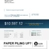 USA Capital One bank statement Word and PDF template, 4 pages