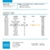 USA Charles Schwab & Co bank proof of address statement template in Word and PDF format