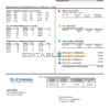 USA Florida City of Tallahassee Florida Your Own Utilities bill template in Word and PDF format