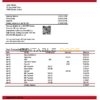 Croatia Zagrebačka bank statement template in Word and PDF format