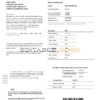UAE Mashreq bank statement template in Word and PDF format, 4 pages