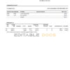 UAE Mashreq bank statement template in Word and PDF format, 4 pages