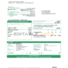 Italy Edison utility bill template in Word and PDF format, good for address prove