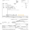 Egypt HSBC bank statement, Word and PDF template, version 2