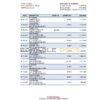 France Credit Mutuel bank statement Excel and PDF template