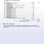 France La Banque Postale bank statement Word and PDF template, 3 pages