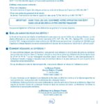 France La Banque Postale bank statement Word and PDF template, 3 pages