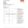 Nigeria GTBank proof of address bank statement template in Word and PDF format
