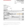 Germany Dekabank bank statement Excel and PDF template