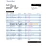 Germany Deutsche bank statement easy to fill template in Excel and PDF format
