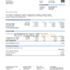 Germany ENSO rechnung für strom und erdgas utility bill template in Word and PDF format