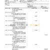 Germany HypoVereins bank statement, Word and PDF template, 3 pages