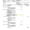 Germany HypoVereins bank statement, Word and PDF template, 3 pages