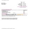 Germany T Mobile utility bill template in Word and PDF format