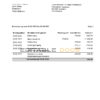 Germany Vonovia bank statement, Word and PDF template, 3 pages