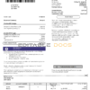 Philippines Globe Business utility bill template in Word and PDF format