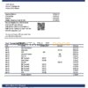 Greece Attica proof of address bank statement template in Word and PDF format, .doc and .pdf format