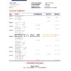 Greece Eurobank Ergasias bank statement easy to fill template in Excel and PDF format