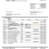 United Kingdom HSBC bank statement Word and PDF template, version 2