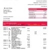 Poland HSBC bank statement template in .doc and .pdf format, fully editable
