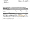 Hong Kong Hang Seng bank statement Word and PDF template, 2 pages