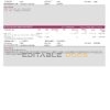 India Axis bank statement, Word and PDF template, 3 pages