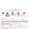 India Axis bank statement, Word and PDF template, 3 pages