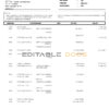 Indonesia BCA bank statement, Word and PDF template, 6 pages